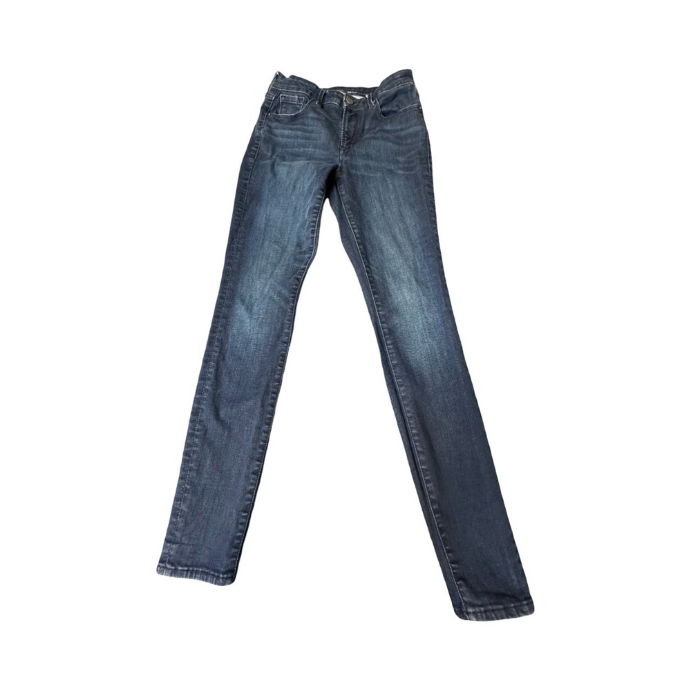 Old Navy Jeans Women 4 Dark Blue Rockstar Built-In Sculpt Skinny High Rise Denim